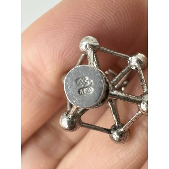 Vintage Sterling Silver Monaco Bell Eiffel Tower Charm Bracelet 7” - Picture 8 of 11